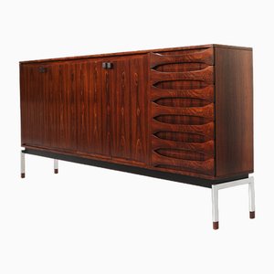 Belgian Mid-Century Rosewood Highboard, 1960s-YSY-1724987