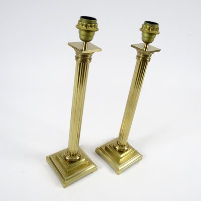 Belgian Neoclassic Table Lamps, 1970s, Set of 2-BH-1314065