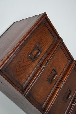 Belgian Oak Apothecary / Filing Cabinet, 1920s-XO-1696500