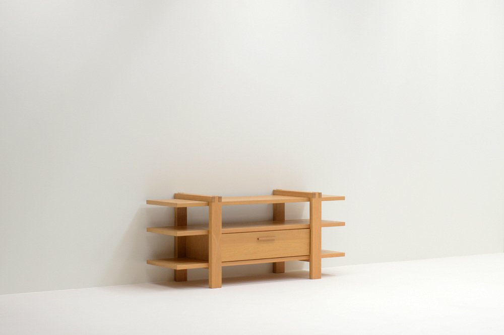 Belgian Oak Shelving Unit