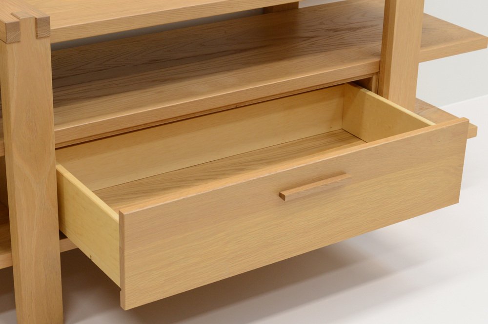 Belgian Oak Shelving Unit