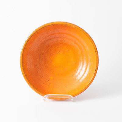 Belgian Orange Ceramic Bowl from Keramar, 1970s-IXK-1436426