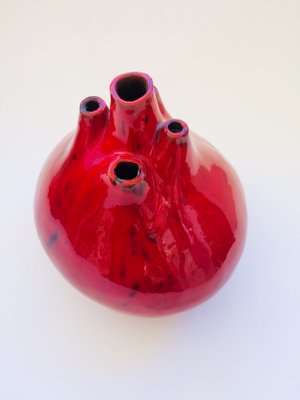 Belgian Pottery Spout Vase by Hugria, 1960s-RQV-828610