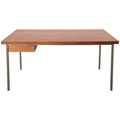 Belgian Solid Oak Slats Top Desk from De Coene, 1958-KL-620405