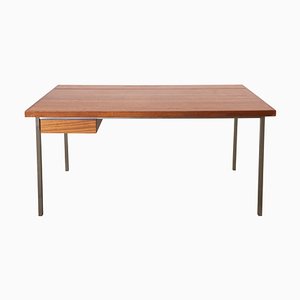 Belgian Solid Oak Slats Top Desk from De Coene, 1958-KL-620405