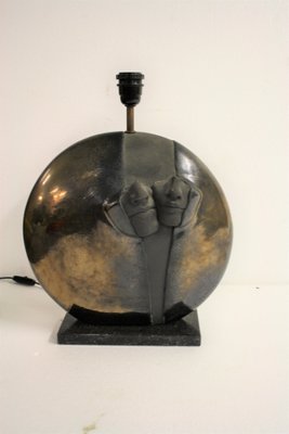 Belgian Stone Table Lamp, 1970s-IRH-561746