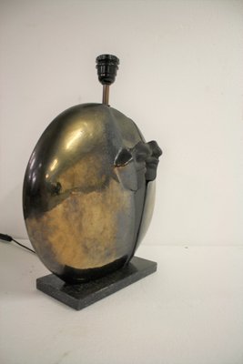 Belgian Stone Table Lamp, 1970s-IRH-561746