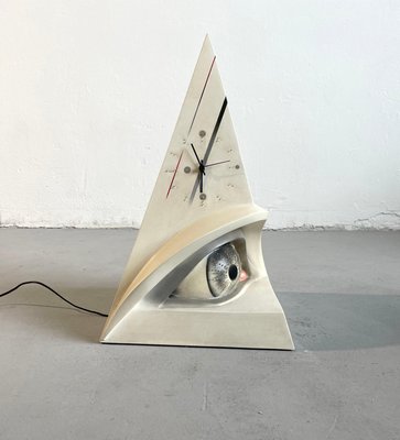 Belgian Surrealist Table Clock in Fiberglass attributed to Atelier Sommarti, 1980s-EHE-1395441