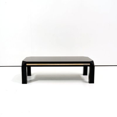 Belgium Gold & Chrome Coffee Table by Belgo Chrome, 1970s-SV-874357