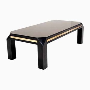 Belgium Gold & Chrome Coffee Table by Belgo Chrome, 1970s-SV-874357