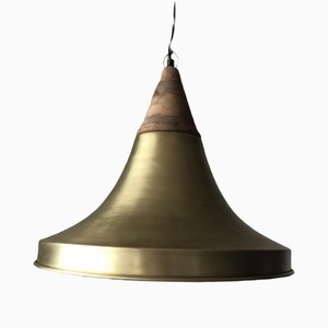 Bell Shaped Hanging Lamp in Brass-TCS-1320067