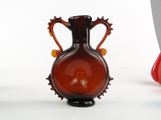 Belly Button Vase by J. Słuczan-Orkusz for Cracow Institute for Glassworks, 1970s-BKO-1823946