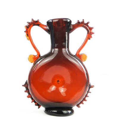 Belly Button Vase by J. Słuczan-Orkusz for Cracow Institute for Glassworks, 1970s-BKO-1823946