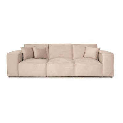 Beluga 4-Seater Sofa in Beige Velvet from IconX Studios-RQW-1748340