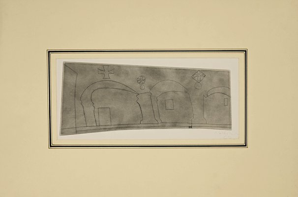 Ben Nicholson, Long Horizontal Patmos, Etching, 1967-ZCI-1775835