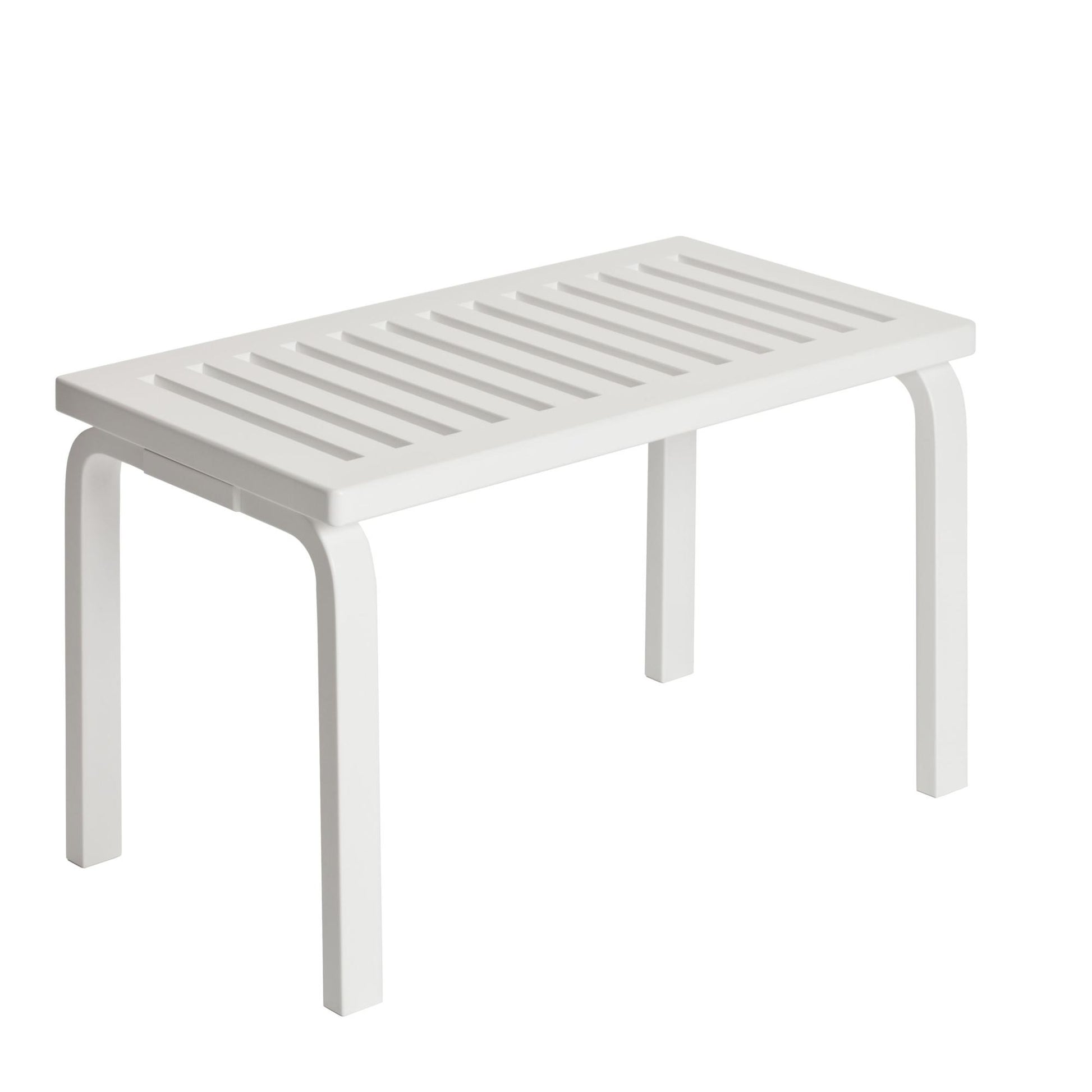 153 Bench Size W L72.5 cm by artek #White Lacquered Birch