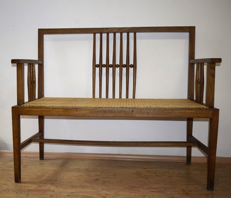 Bench by Wilhelm Schmidt for Prague Rudniker, 1890s-VA-1794607