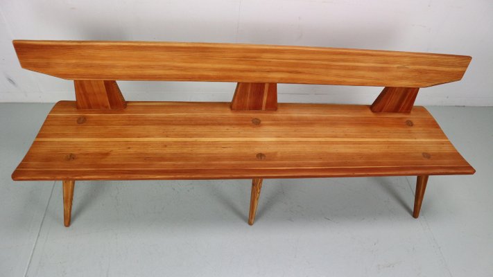 Bench in Pine Wood by Jacob Kielland Brandt for Christiansen, 1960s-DT-2026114