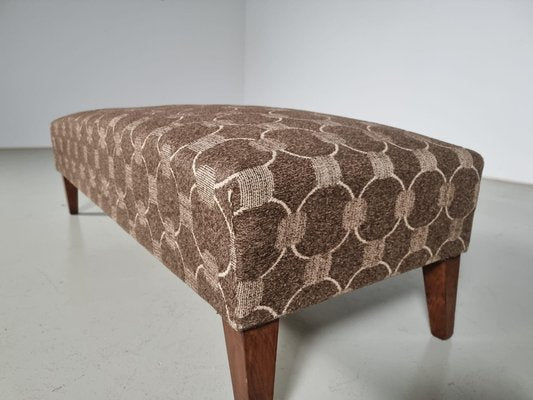 Bench in Wood and Fabric in the style of Gio Ponti, 1950s-UJI-1700037