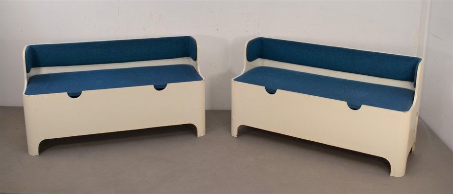 Benches by Carlo De Carli for Fiamm, Italy, 1960s-AOL-1075191