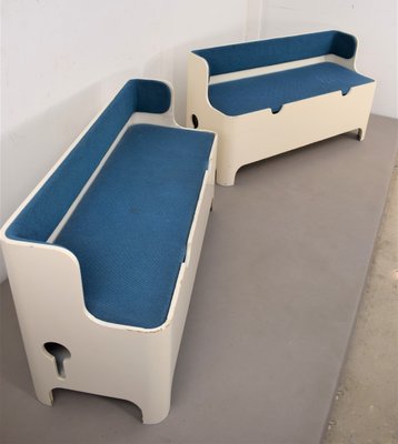 Benches by Carlo De Carli for Fiamm, Italy, 1960s-AOL-1075191