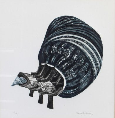 Bengt Böckman, Projekt 666 Composition, 1966, Etching-RUK-1758034