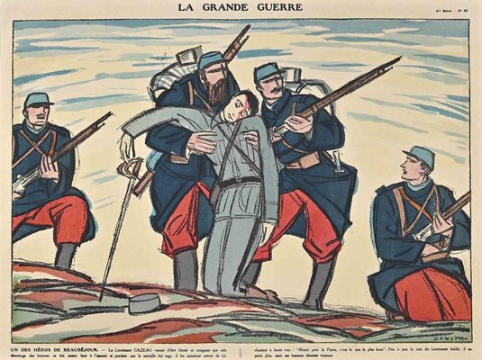 Benito, La Grande Guerre, Woodcut, Early 20th-Century-ZCI-1260103