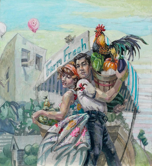 Benjamin Duke, Farm Fresh, 2019, Oil on Canvas