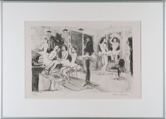 Benjamin Vautier, Les Danseuses, Lithograph, Framed-LBS-1079907