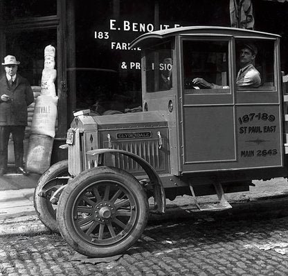 Benoit Fils, Clydesdale Truck, Montreal, Archival Fine Art Print, 1920-OBQ-2022273