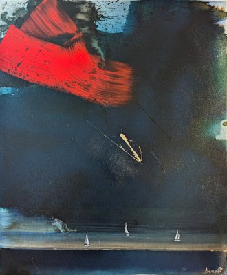 Benoit Guerin, Et ruit, Oceano Nox, 2024, Acrylic on Canvas-QNR-1800934