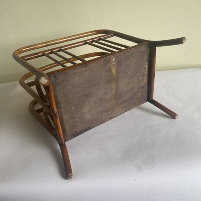 Bent Beech Model No. 33 Magazine Rack from Thonet Vienna, Austria, 1900s-HWV-1293484