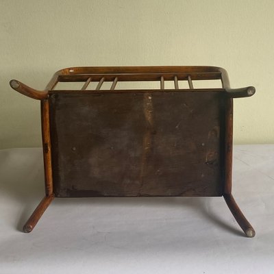 Bent Beech Model No. 33 Magazine Rack from Thonet Vienna, Austria, 1900s-HWV-1293484