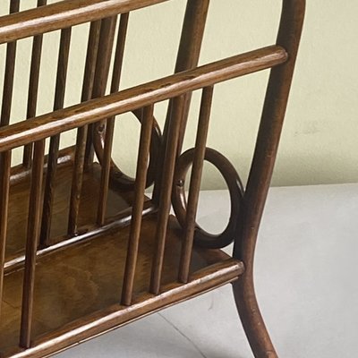 Bent Beech Model No. 33 Magazine Rack from Thonet Vienna, Austria, 1900s-HWV-1293484