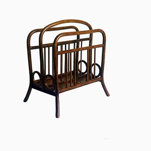 Bent Beech Model No. 33 Magazine Rack from Thonet Vienna, Austria, 1900s-HWV-1293484