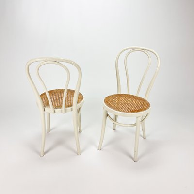 Bentwood and Cane Dining Chairs from ZPM Radomsko, 1960s, Set of 2-RMX-1444506