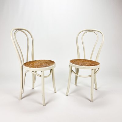 Bentwood and Cane Dining Chairs from ZPM Radomsko, 1960s, Set of 2-RMX-1444506