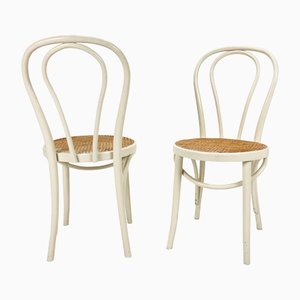 Bentwood and Cane Dining Chairs from ZPM Radomsko, 1960s, Set of 2-RMX-1444506