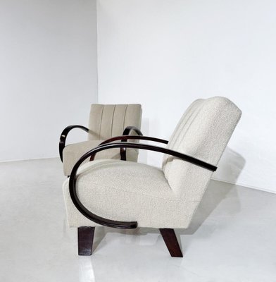 Bentwood Armchairs attributed to Jindrich Halabala, Czech Republic, 1940s, Set of 2-FGA-1750844