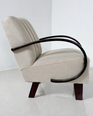 Bentwood Armchairs attributed to Jindrich Halabala, Czech Republic, 1940s, Set of 2-FGA-1750844