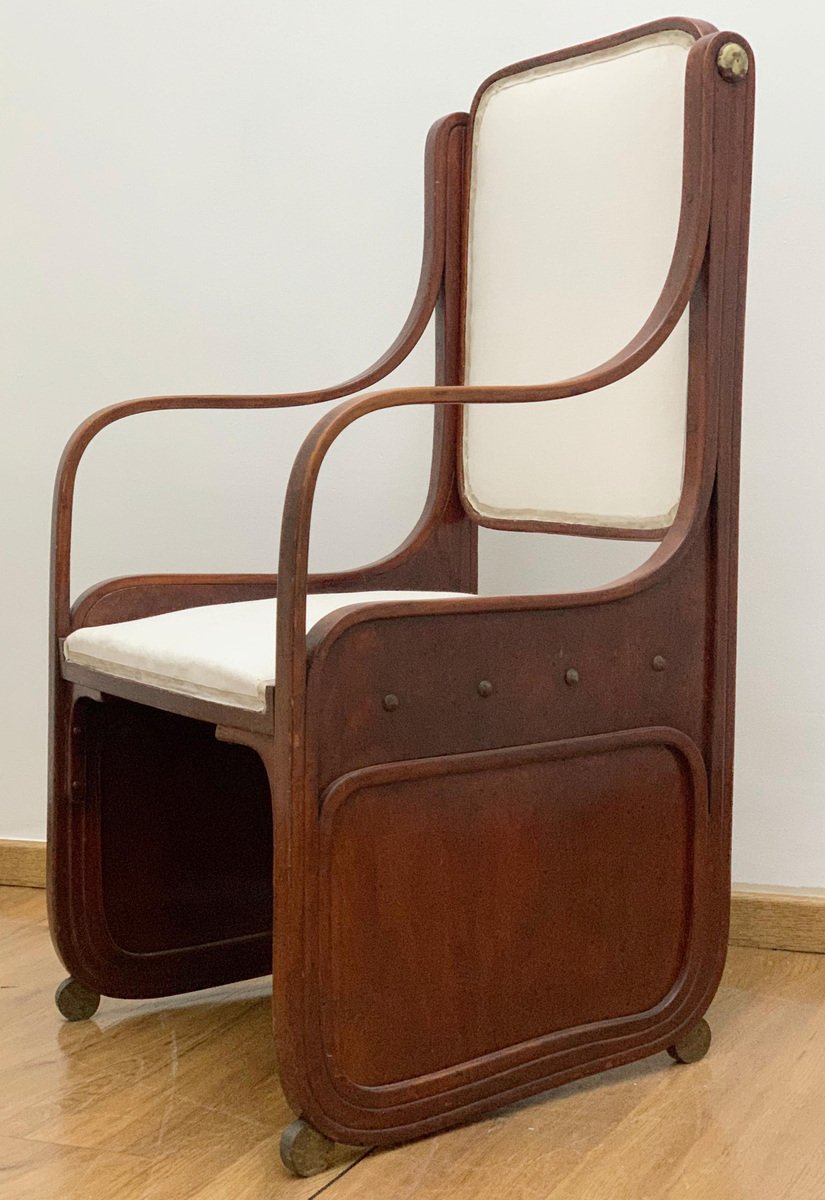 Bentwood Armchairs by Koloman Moser, Viennese Secession, 1900s, Set of 2