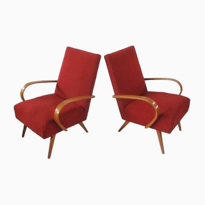 Bentwood Armchairs by Smidek for Jitona, Czechoslovakia, 1960s, Set of 2-ZWG-1291059