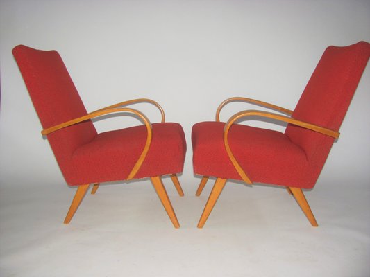 Bentwood Armchairs by Smidek for Jitona, Czechoslovakia, 1960s, Set of 2-ZWG-1291059