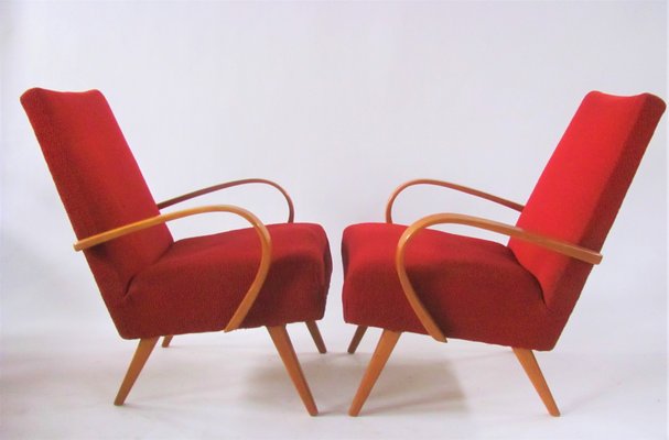 Bentwood Armchairs by Smidek for Jitona, Czechoslovakia, 1960s, Set of 2-ZWG-1291059