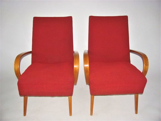 Bentwood Armchairs by Smidek for Jitona, Czechoslovakia, 1960s, Set of 2-ZWG-1291059