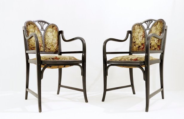 Bentwood Armchairs from Thonet, Austria, 1900s, Set of 2-FGA-1001132