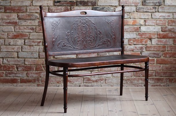 Bentwood Bench Attributed to Jacob and Josef Kohn, Early 20th Century-MJR-1174405