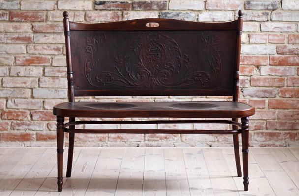 Bentwood Bench Attributed to Jacob and Josef Kohn, Early 20th Century-MJR-1174405