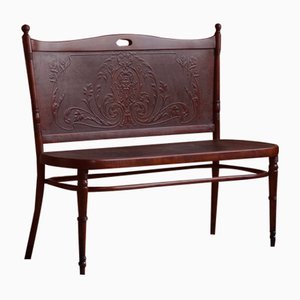 Bentwood Bench Attributed to Jacob and Josef Kohn, Early 20th Century-MJR-1174405