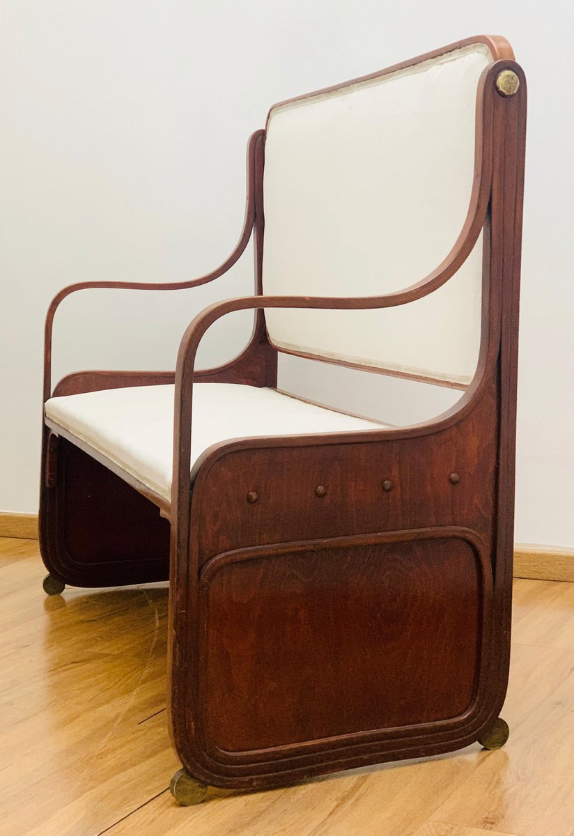 Bentwood Bench by Koloman Moser, Viennese Secession, 1900s